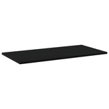 NNEVL Bookshelf Boards 8 pcs Black 80x40x1.5 cm Engineered Wood