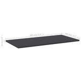 NNEVL Bookshelf Boards 4 pcs Grey 80x40x1.5 cm Chipboard