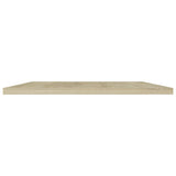 NNEVL Bookshelf Boards 4 pcs Sonoma Oak 80x40x1.5 cm Chipboard