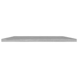 NNEVL Bookshelf Boards 4 pcs Concrete Grey 80x40x1.5 cm Chipboard