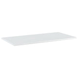 NNEVL Bookshelf Boards 8 pcs High Gloss White 80x40x1.5 cm Engineered Wood