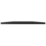 NNEVL Bookshelf Boards 8 pcs High Gloss Black 80x40x1.5 cm Engineered Wood