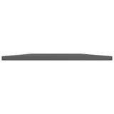NNEVL Bookshelf Boards 4 pcs High Gloss Grey 80x40x1.5 cm Engineered Wood