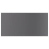 NNEVL Bookshelf Boards 8 pcs High Gloss Grey 80x40x1.5 cm Engineered Wood