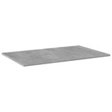 NNEVL Bookshelf Boards 4 pcs Concrete Grey 80x50x1.5 cm Chipboard