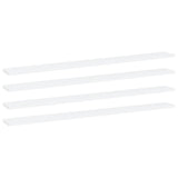 NNEVL Bookshelf Boards 4 pcs White 100x10x1.5 cm Chipboard
