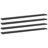 NNEVL Bookshelf Boards 4 pcs Grey 100x10x1.5 cm Engineered Wood