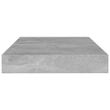 NNEVL Bookshelf Boards 4 pcs Concrete Grey 100x10x1.5 cm Chipboard