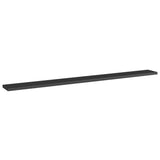NNEVL Bookshelf Boards 4 pcs High Gloss Black 100x10x1.5 cm Chipboard