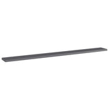NNEVL Bookshelf Boards 8 pcs High Gloss Grey 100x10x1.5 cm Engineered Wood