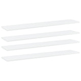 NNEVL Bookshelf Boards 4 pcs White 100x20x1.5 cm Chipboard