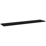 NNEVL Bookshelf Boards 8 pcs Black 100x20x1.5 cm Chipboard