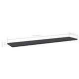 NNEVL Bookshelf Boards 4 pcs Grey 100x20x1.5 cm Chipboard