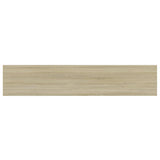 NNEVL Bookshelf Boards 8 pcs Sonoma Oak 100x20x1.5 cm Chipboard