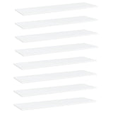 NNEVL Bookshelf Boards 8 pcs White 100x30x1.5 cm Chipboard