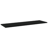 NNEVL Bookshelf Boards 8 pcs Black 100x30x1.5 cm Chipboard