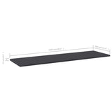 NNEVL Bookshelf Boards 4 pcs Grey 100x30x1.5 cm Chipboard