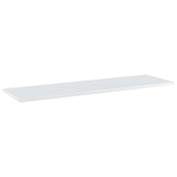 NNEVL Bookshelf Boards 4 pcs High Gloss White 100x30x1.5 cm Chipboard