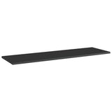 NNEVL Bookshelf Boards 8 pcs High Gloss Black 100x30x1.5 cm Engineered Wood
