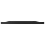 NNEVL Bookshelf Boards 8 pcs High Gloss Black 100x30x1.5 cm Engineered Wood