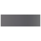 NNEVL Bookshelf Boards 8 pcs High Gloss Grey 100x30x1.5 cm Engineered Wood
