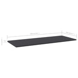 NNEVL Bookshelf Boards 4 pcs Grey 100x40x1.5 cm Chipboard