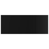 NNEVL Bookshelf Boards 4 pcs High Gloss Black 100x40x1.5 cm Chipboard