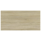 NNEVL Bookshelf Boards 4 pcs Sonoma Oak 100x50x1.5 cm Chipboard