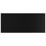 NNEVL Bookshelf Boards 4 pcs High Gloss Black 100x50x1.5 cm Engineered Wood