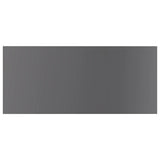 NNEVL Bookshelf Boards 4 pcs High Gloss Grey 100x50x1.5 cm Engineered Wood