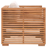 NNEVL Garden Sofa Chair with Cream Cushions Solid Teak Wood