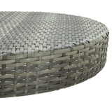 NNEVL 5 Piece Garden Bar Poly Rattan Grey