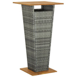 NNEVL 3 Piece Garden Bar Set Grey