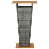 NNEVL 3 Piece Garden Bar Set Grey