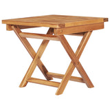 NNEVL Sun Lounger with Table and Cushion Solid Teak Wood