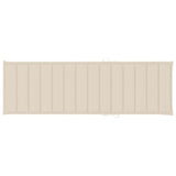 NNEVL Sun Lounger with Cushion Solid Acacia Wood