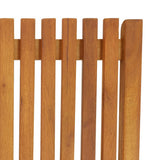 NNEVL Sun Lounger with Cushion Solid Acacia Wood