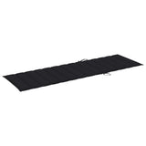 NNEVL Sun Lounger with Cushion Solid Acacia Wood