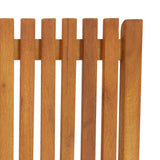NNEVL Sun Lounger with Cushion Solid Acacia Wood