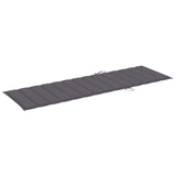 NNEVL Folding Sun Lounger with Cushion Solid Wood Acacia