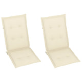 NNEVL Rocking Chair with Cushions Grey Solid Acacia Wood