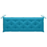 NNEVL Garden Bench with Cushion 157 cm Solid Acacia Wood