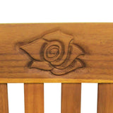 NNEVL Garden Bench with Cushion 157 cm Solid Acacia Wood