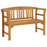NNEVL Garden Bench with Cushion 120 cm Solid Acacia Wood