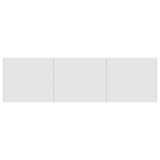 NNEVL TV Cabinet High Gloss White 140x40x35.5 cm Engineered Wood