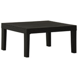 NNEVL 6 Piece Garden Lounge Set with Cushions Plastic Grey