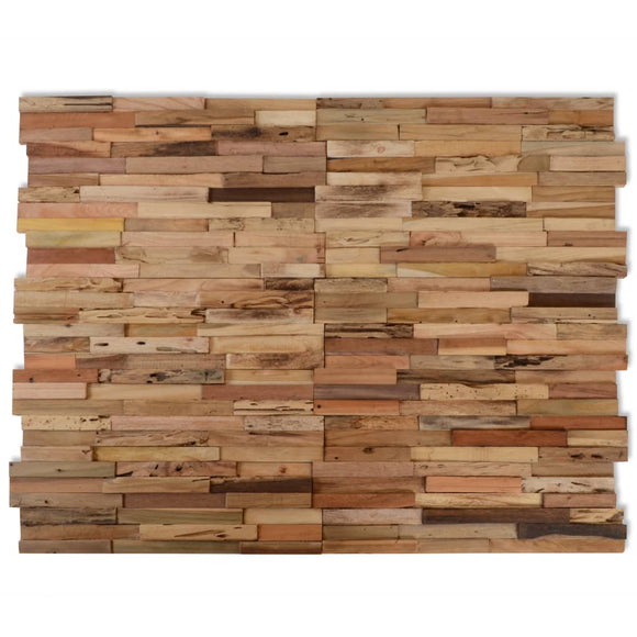NNEVL Wall Cladding Panels 10 pcs 1.03 m² Recycled Teak Wood