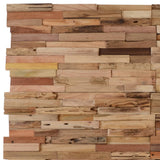 NNEVL Wall Cladding Panels 10 pcs 1.03 m² Recycled Teak Wood