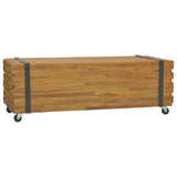 NNEVL Coffee Table 110x45x38 cm Solid Teak Wood
