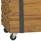 NNEVL Coffee Table 110x45x38 cm Solid Teak Wood